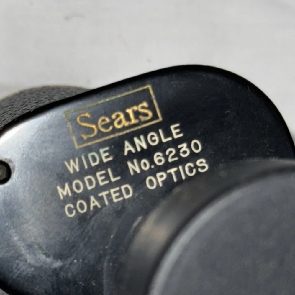 Vintage‎ Sears Wide Angle Binoculars 6230 Coated Optics 7x35